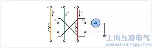 兩相差電流接線(xiàn)形式電流互感器接線(xiàn)圖