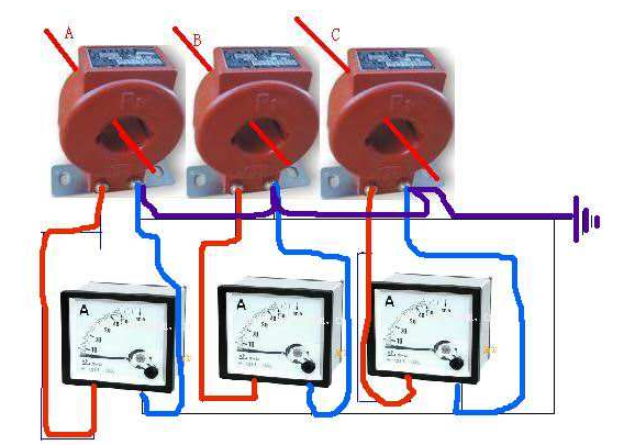lmzj1-0.5實(shí)物接線(xiàn)圖圖